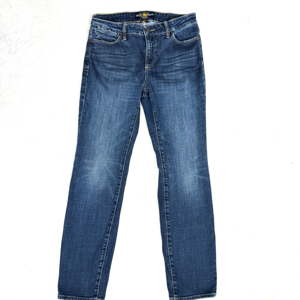Lucky Brand Hayden Skinny Jeans Womens W4 L27 Blue Denim Casual Pockets Hipster